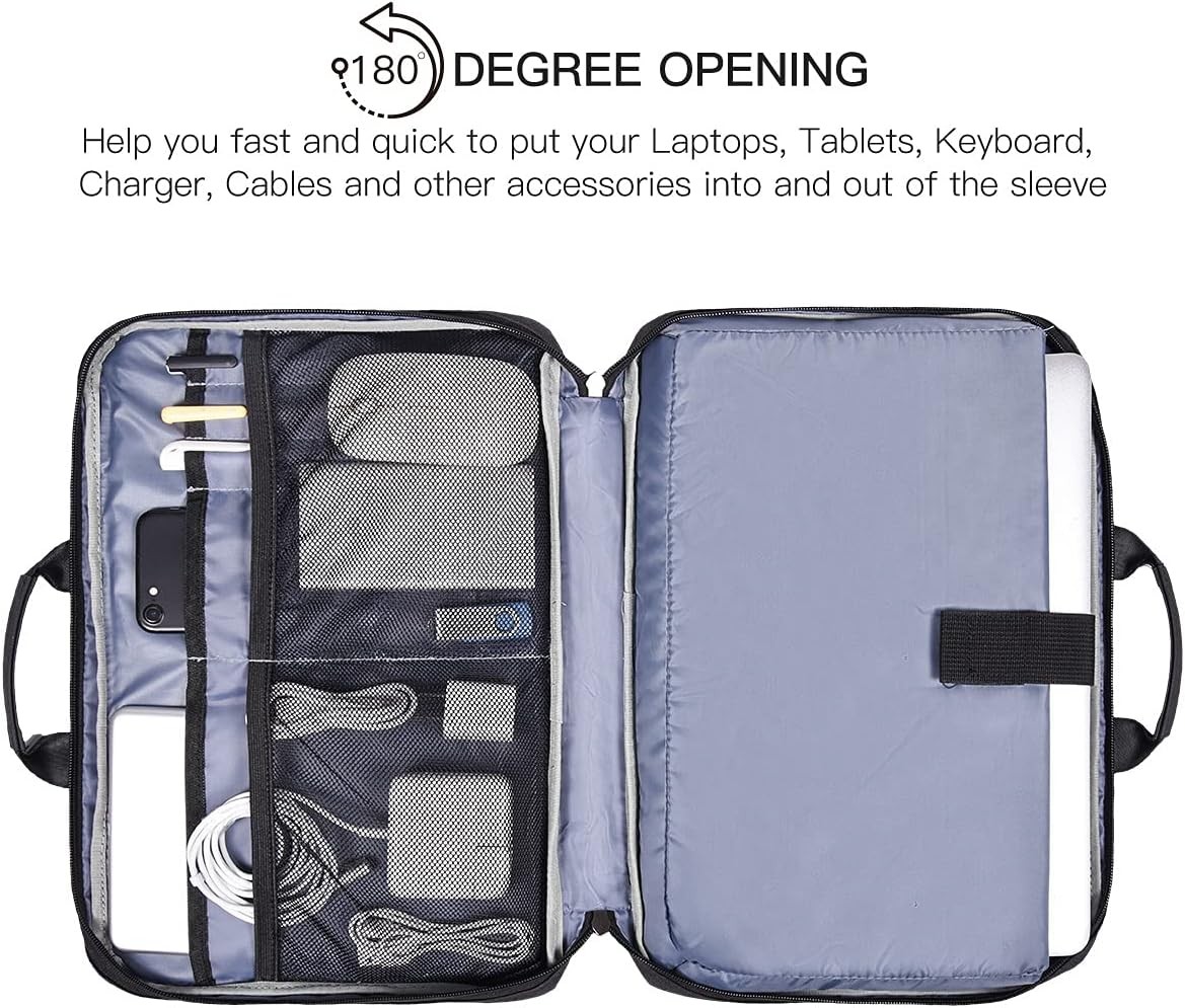 Waterproof Laptop Sleeve for 14 15 Inch MacBook Pro 14 M5/M4/M3/M2/M1, Air 15, B