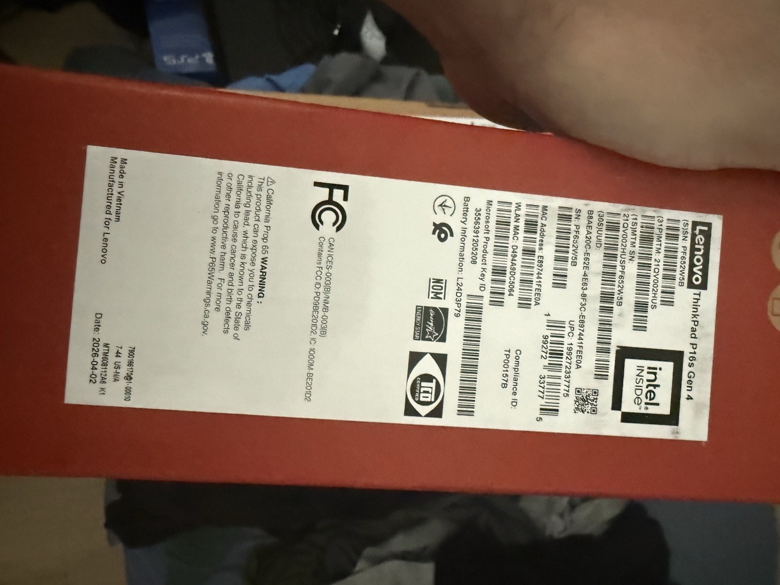 Lenovo Thinkpad P16s Gen 4 Mobile Workstation Brand New Sealed 16 Inches