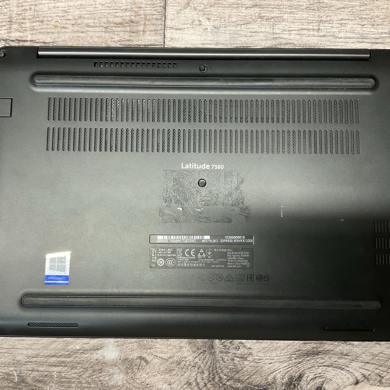 Dell Latitude 7380 / i5 7th Gen / BIOS Unlocked / No RAM / No SSD / P20
