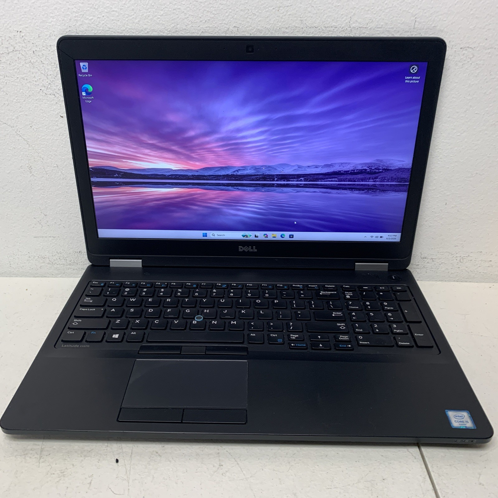 Dell Latitude E5570 15.6″ i5-6200U 2.3GHz 8GB 256gb Ssd Windows 11 Pro –
