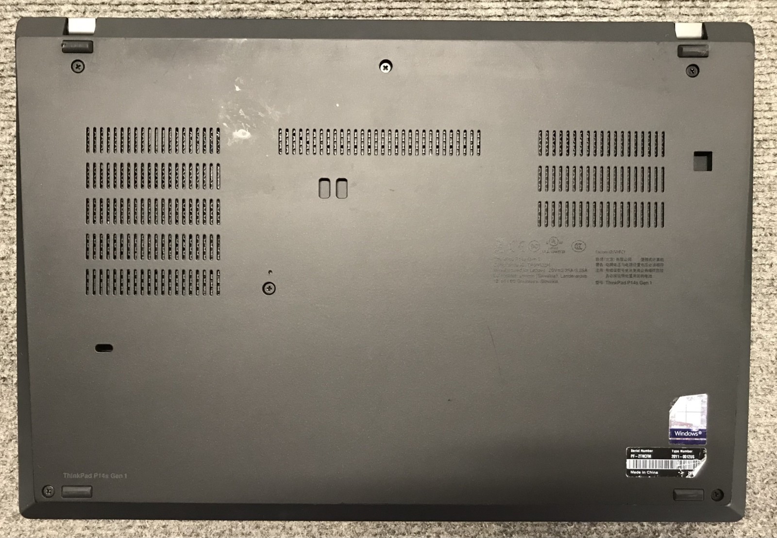 Lenovo ThinkPad P14s Gen 1 14″ Laptop Ryzen 7 PRO 4750U 16GB RAM 512GB NVMe