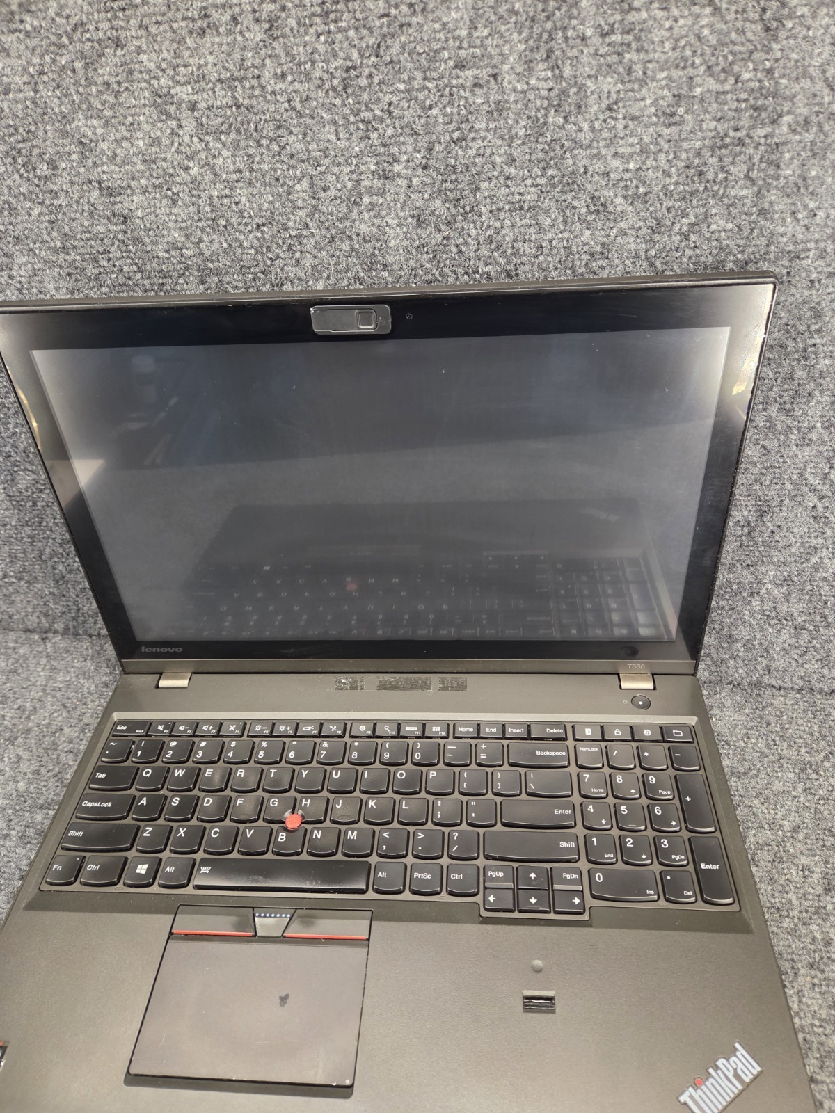 Lenovo ThinkPad T550 NO SSD/HD/RAM/PS FOR parts Or Repair Only