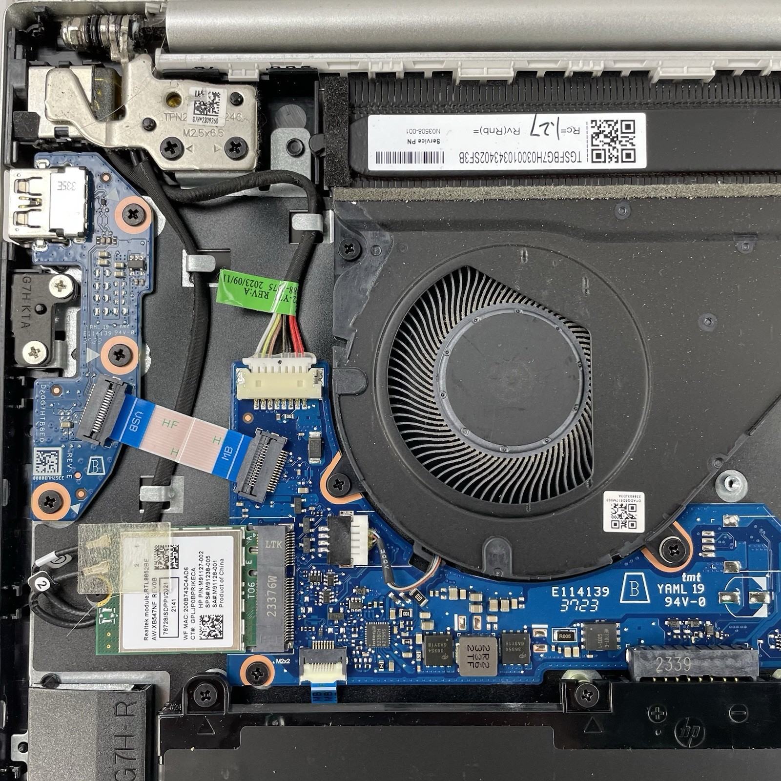 HP Pavilion 15t-eg300 15.6″ i7-1355U 3.70 GHz 8 GB RAM No SSD/OS/AC