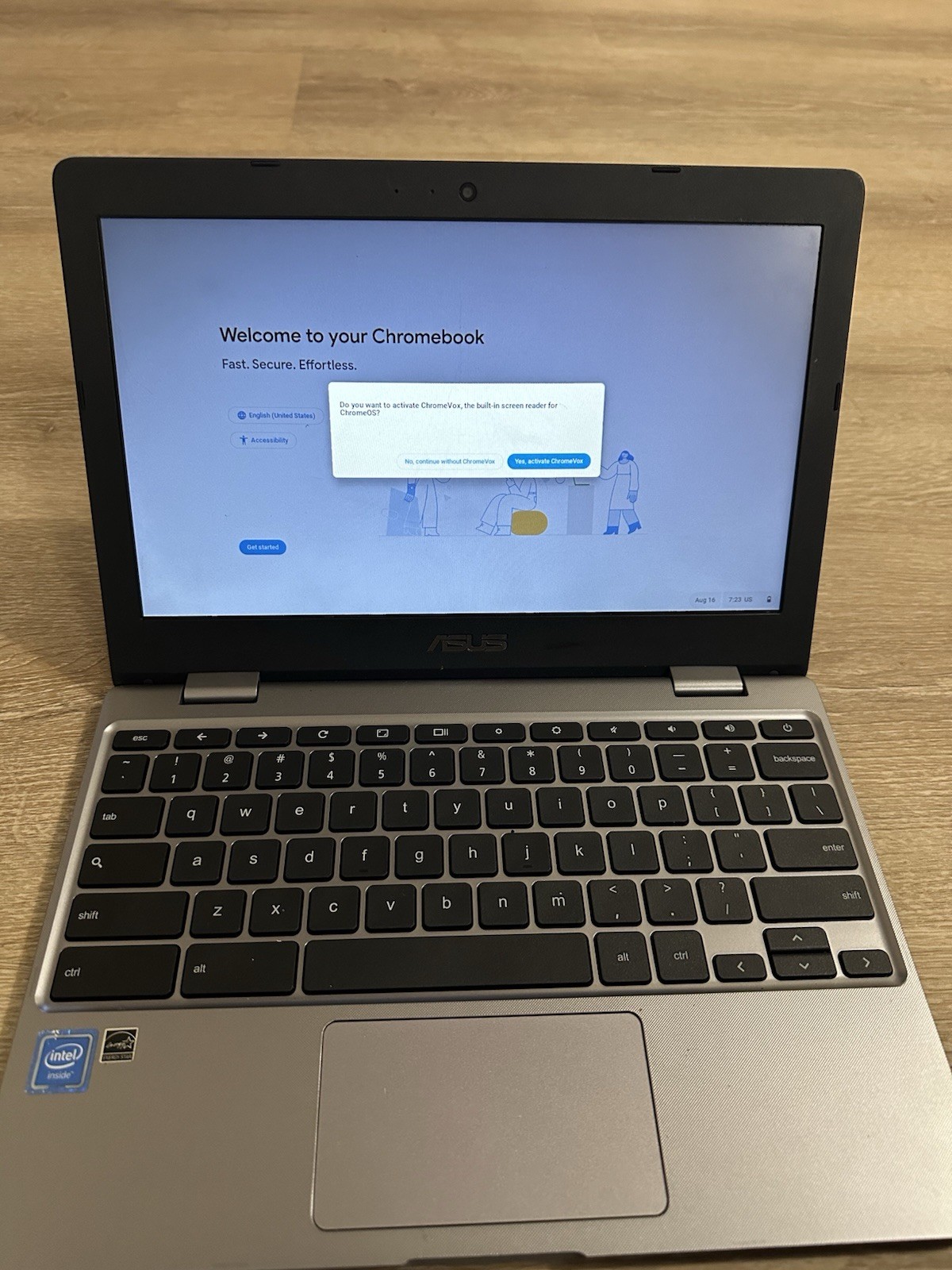 ASUS Chromebook CX22N 11.6-inch HD Non-Touch 32GB eMMC -LOT OF 5 UNITS-CHARGERS