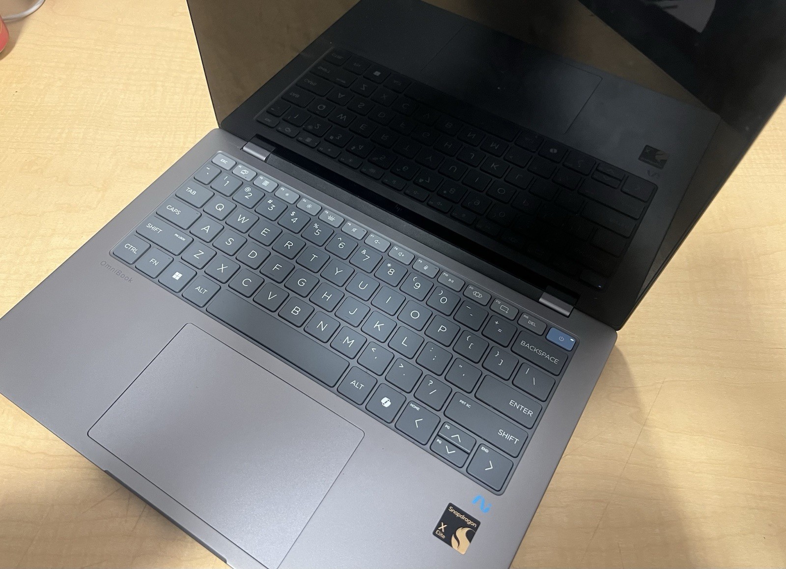 HP OmniBook x Laptop 14-inch 2.2K Touchscreen, Qualcomm Snapdragon, 16GB RAM