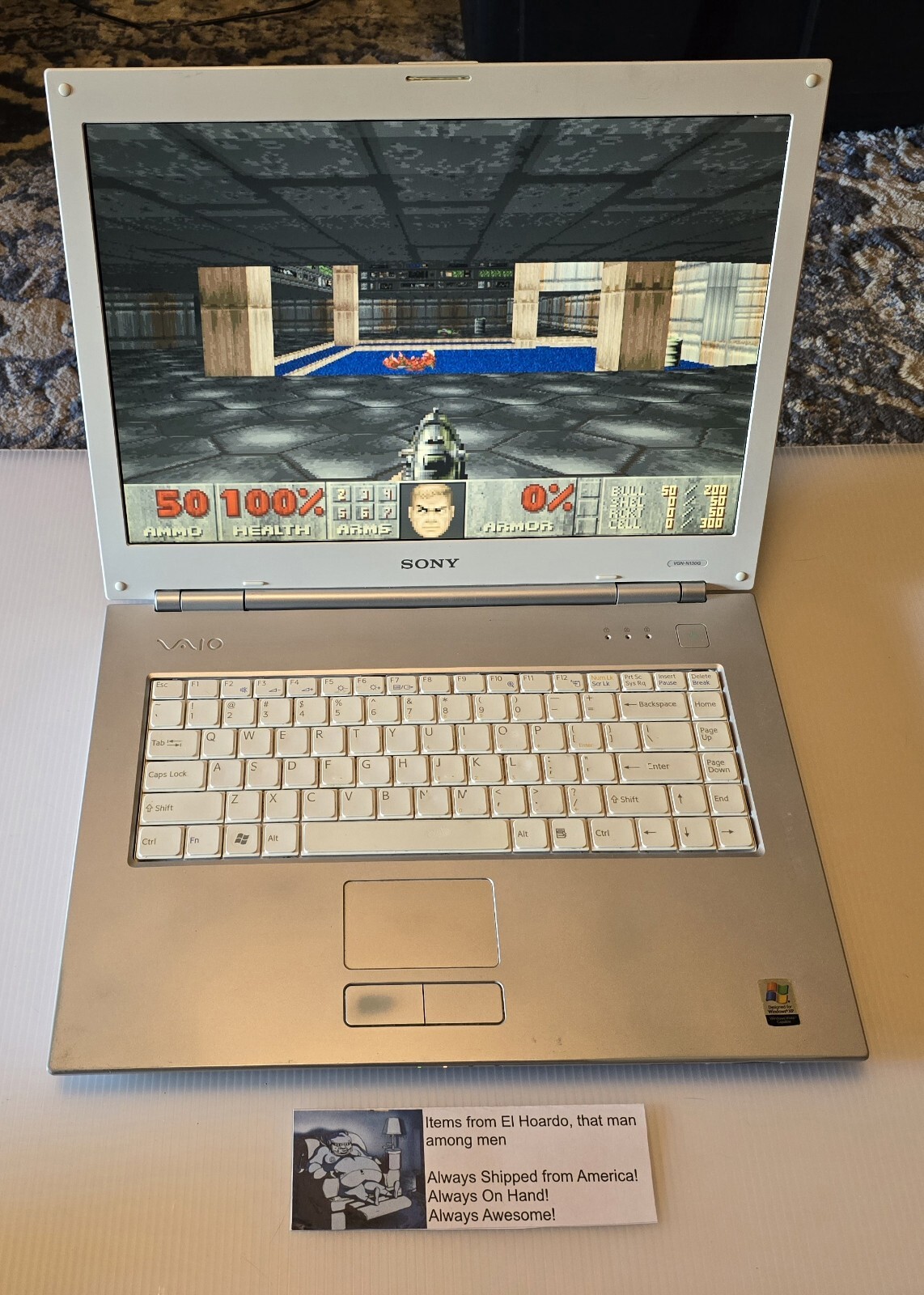 Sony Vaio VGN-N130G PCG-7T1L 1GB ram 80gb hdd 1.6ghz Core Duo Tested READ FIRST
