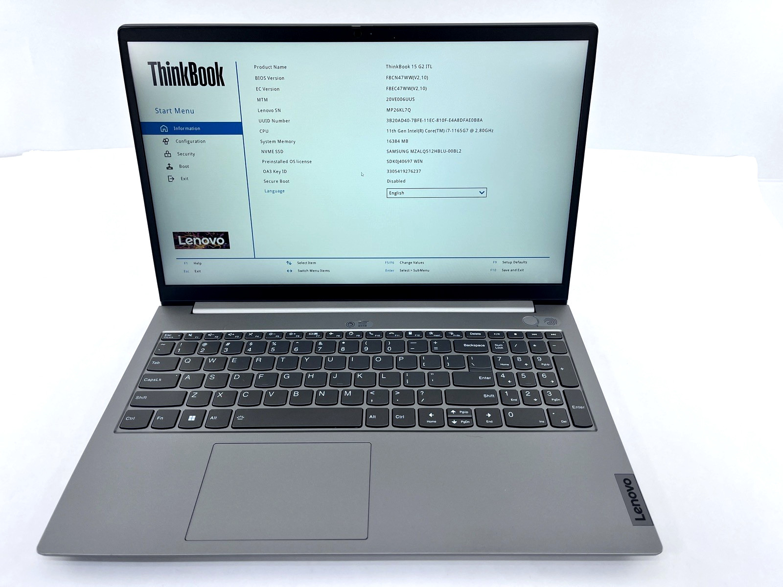Lenovo ThinkBook 15 G2 ITL FHD Touch i7-1165G7 2.80GHz 16GB 512GB *Grade B*