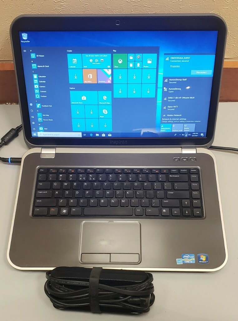 Dell Inspiron 5520 15.6″ Intel Core i3-2370M 6GB RAM 500GB HDD WEBCAM BLUETOOTH