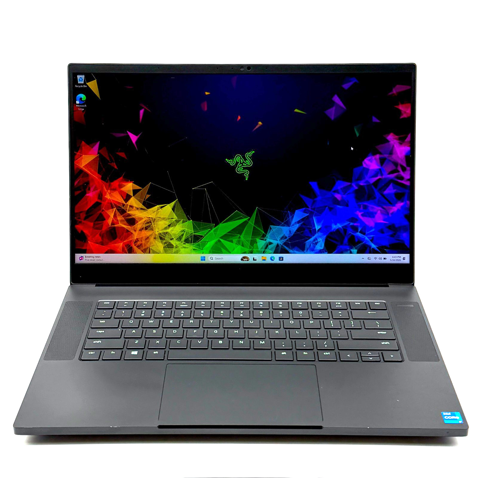 Razer Blade Black Gaming Laptop 240Hz 2K i7-11800H 2.30GHz 32GB RTX 3080 1TB!