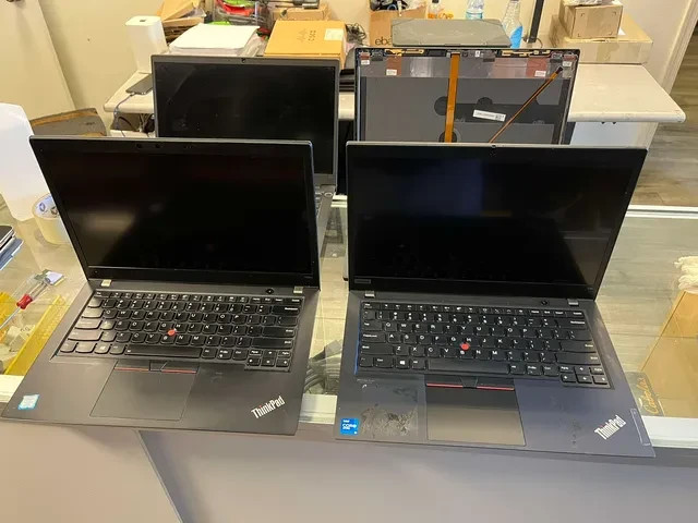 Lot of 4 Lenovo ThinkPad Laptops FOR PARTS / REPAIR ONLY – i5/i7 Mixed Models –