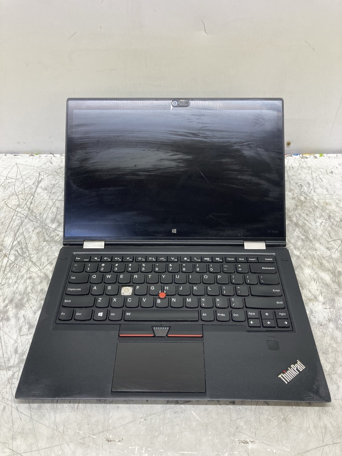 Lenovo ThinkPad X1 Yoga i7-6600U 2.60GHz 16GB No HDD Boots BIOS *CRACKED SCREEN