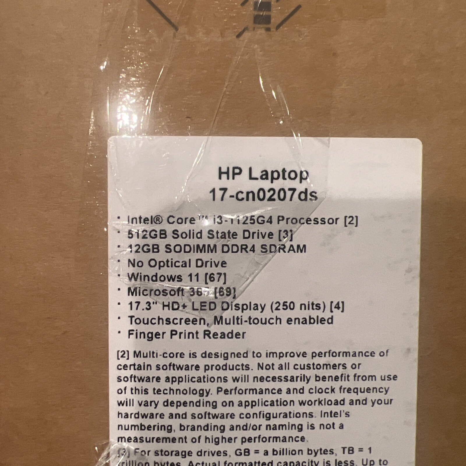 HP 17-cn0207ds 17.3″ Laptop Computer Intel Core i3-1125G4 512 GB – Rose Gold