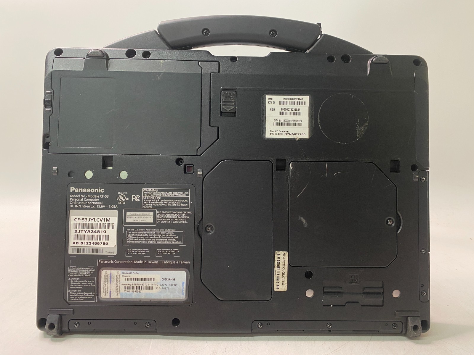 Panasonic Toughbook CF-53 MK2 i5-3320M 16GB DDR3 500GB SSD W11P 91% Battery