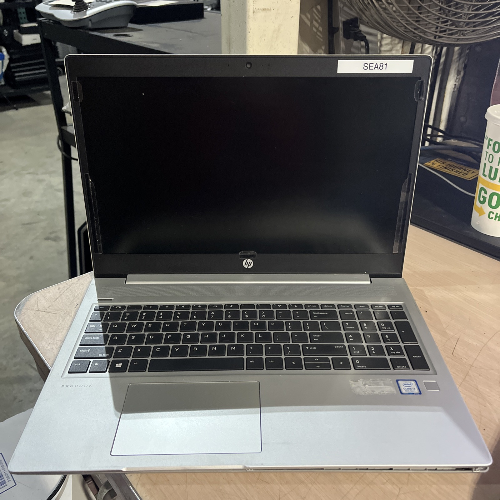 HP PROBOOK 450 G6 INTEL CORE I3-8145U 2.10GHZ 4GB RAM NO HD ~