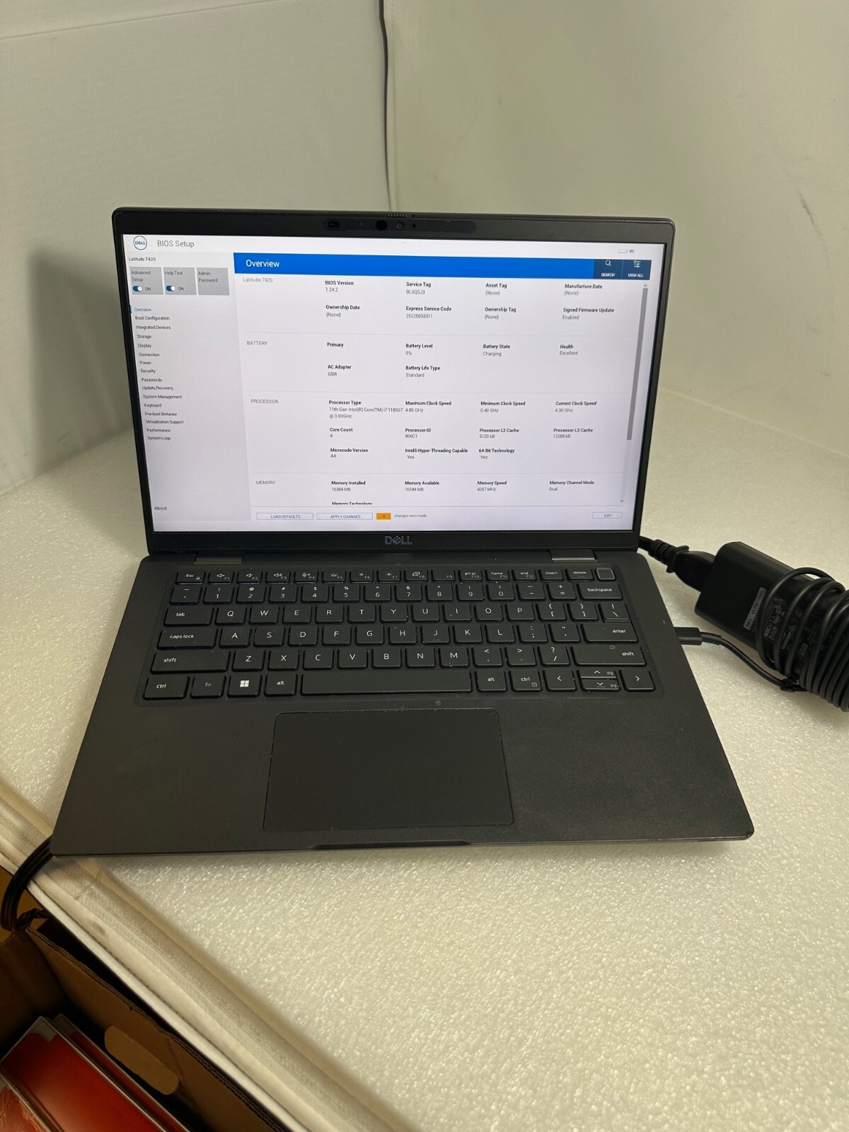 Dell Latitude 7420 14 FHD LT Intel i7-1185G7 16GB 512gb PCIe