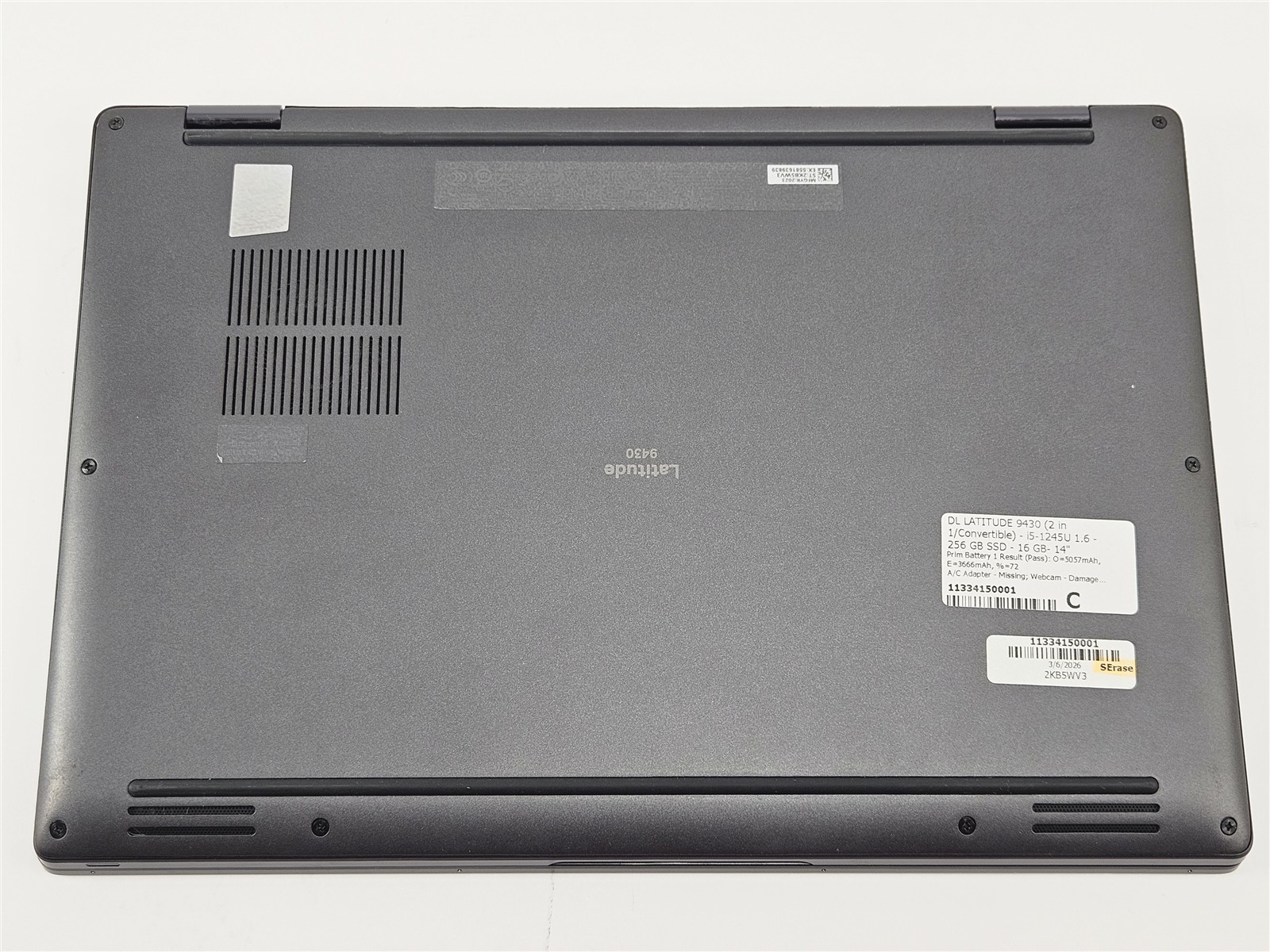 Dell Latitude 9430 P142G i5-1245U 16GB 256GB 14″ 2-in-1 Iris Xe Laptop