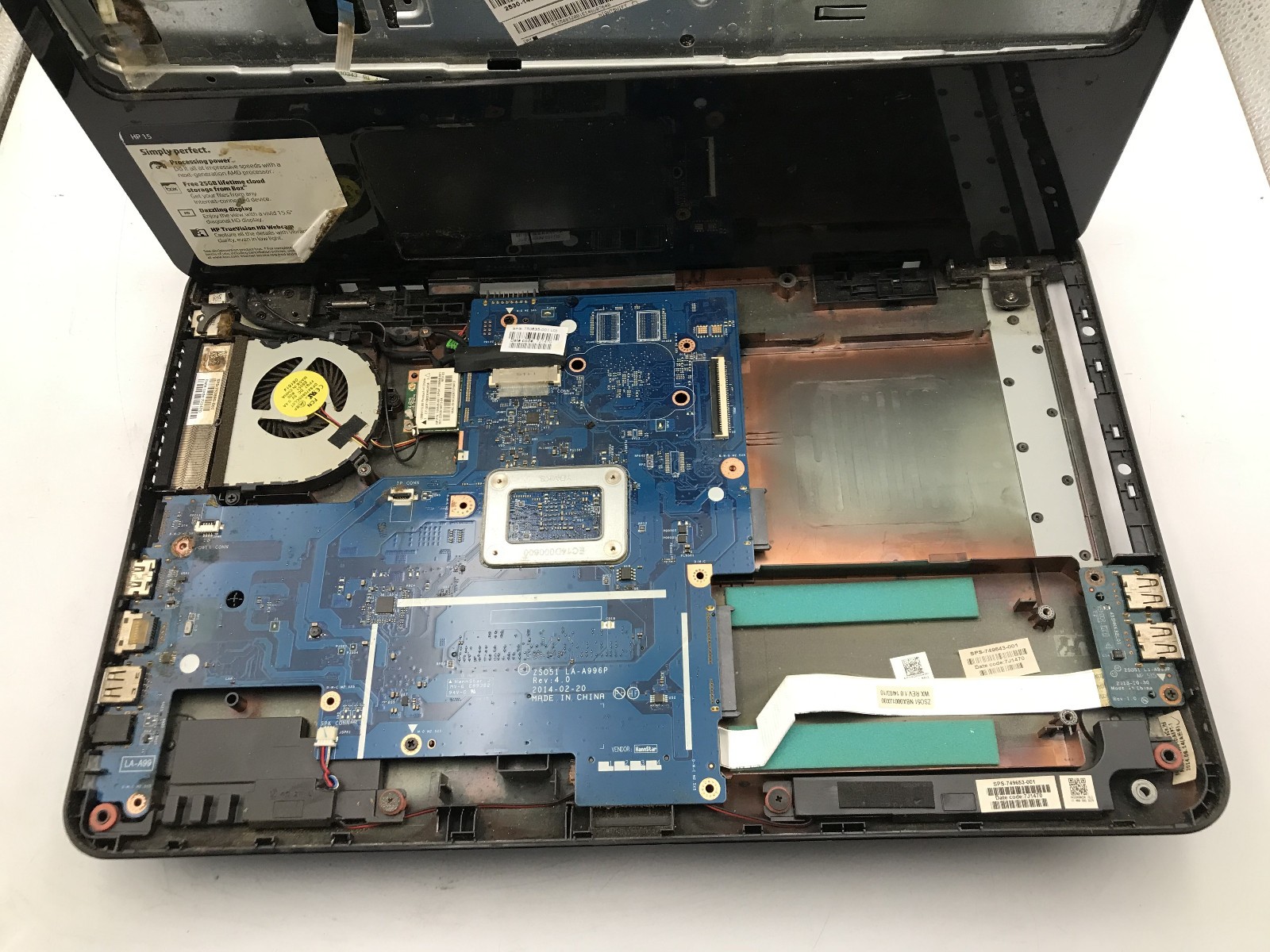 HP PAVILLION 15 – FOR PARTS/REPAIR – AMD E SERIES – NO RAM – READ DESCRIP – BB!!