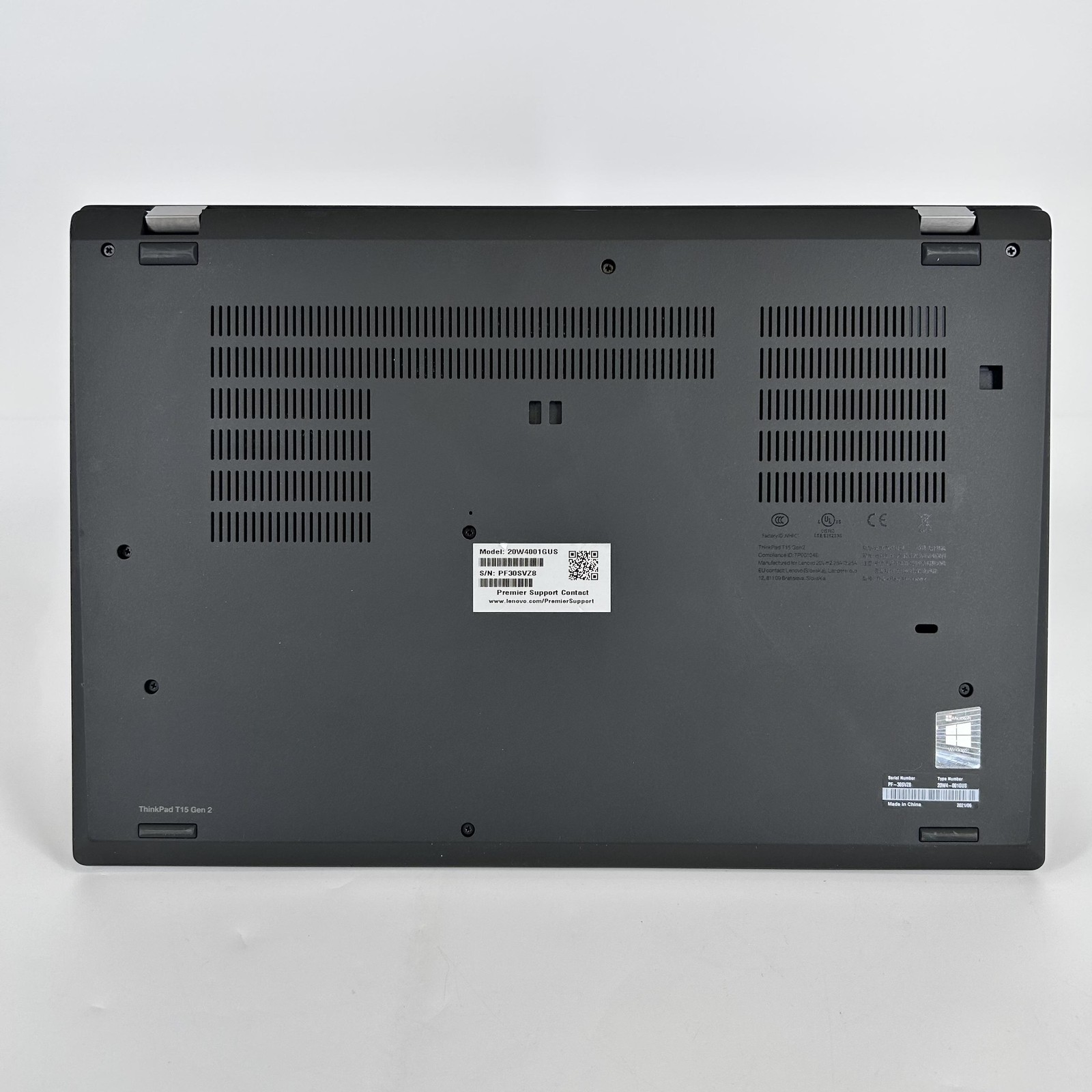 Lenovo ThinkPad T15 Gen 2 Black 4K i7-1185G7 3.00GHz 16GB 1TB SSD Very Good