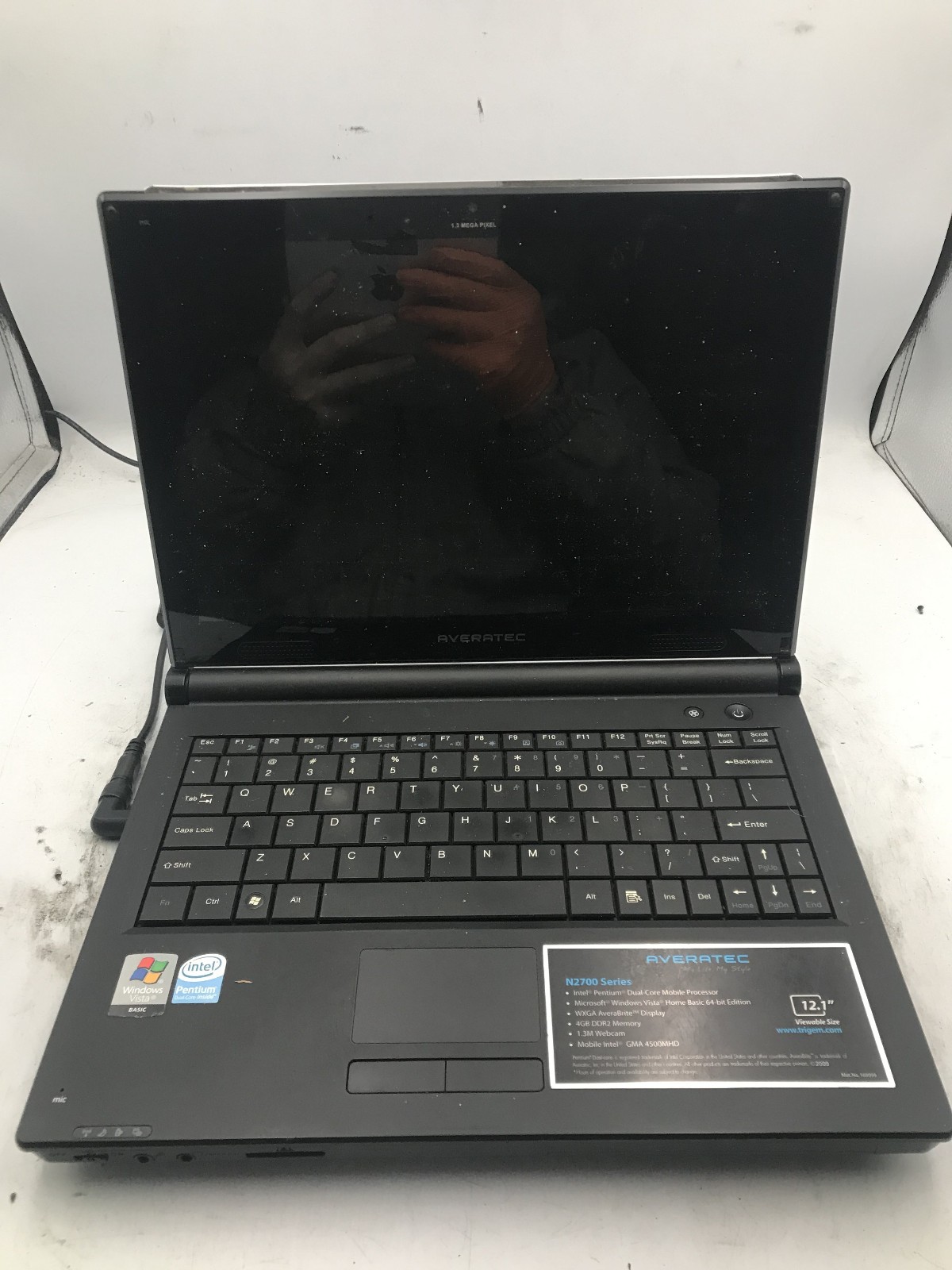 AVERATEC N2700 – FOR PARTS/REPAIR – INTEL PENTIUM DUAL CORE – NO RAM – READ – BB