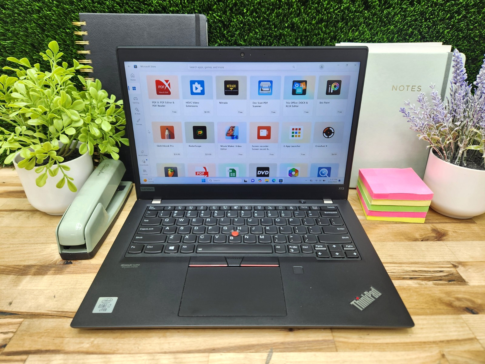 Lenovo ThinkPad X13 Gen 1 13.3″ FHD Touch i7-10610U 1.8GHz 16GB 256GB SSD Win11~