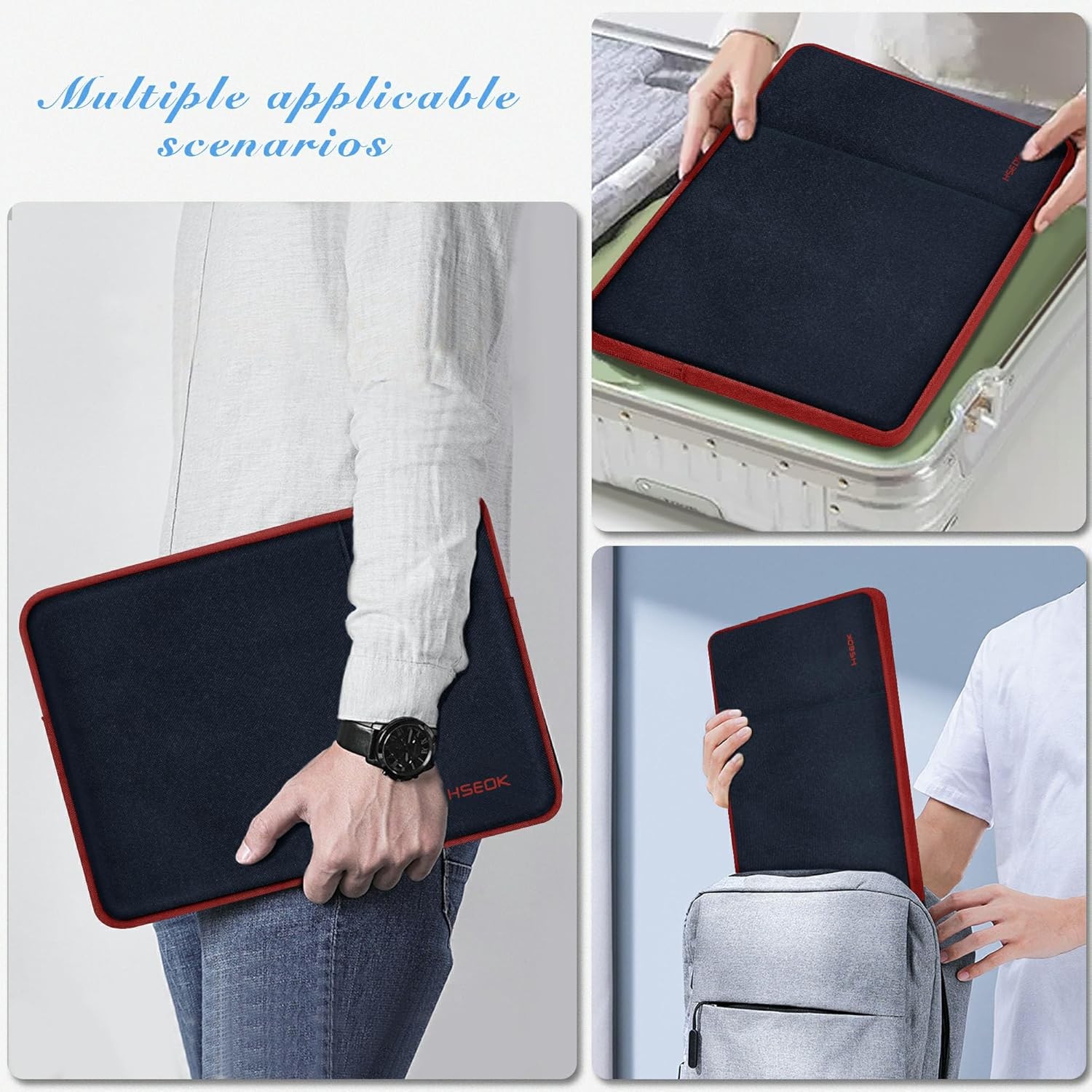 Laptop Case 15.6 Inch Sleeve, Shockproof Protective Water Repellent for Mac Pro