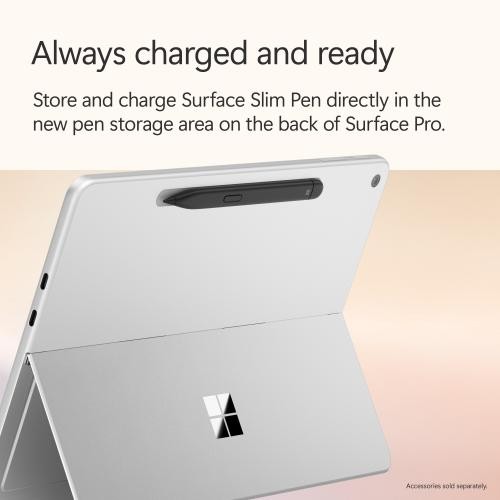 Microsoft Surface Pro Copilot+ PC Platinum + Surface Slim Pen 2 Violet