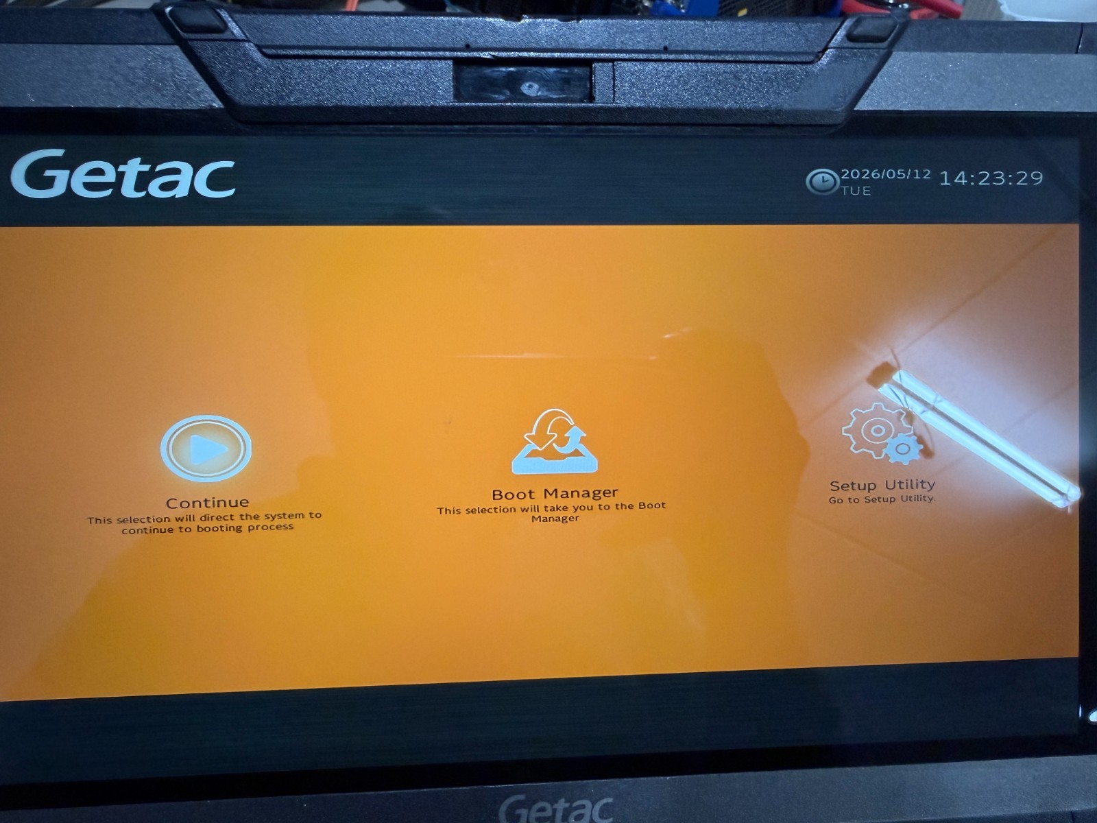 Getac F110 G6 11.6″ i7-1165G7 8GB RAM NO SSD/BATT/AC BIOS LOCKED PARTS