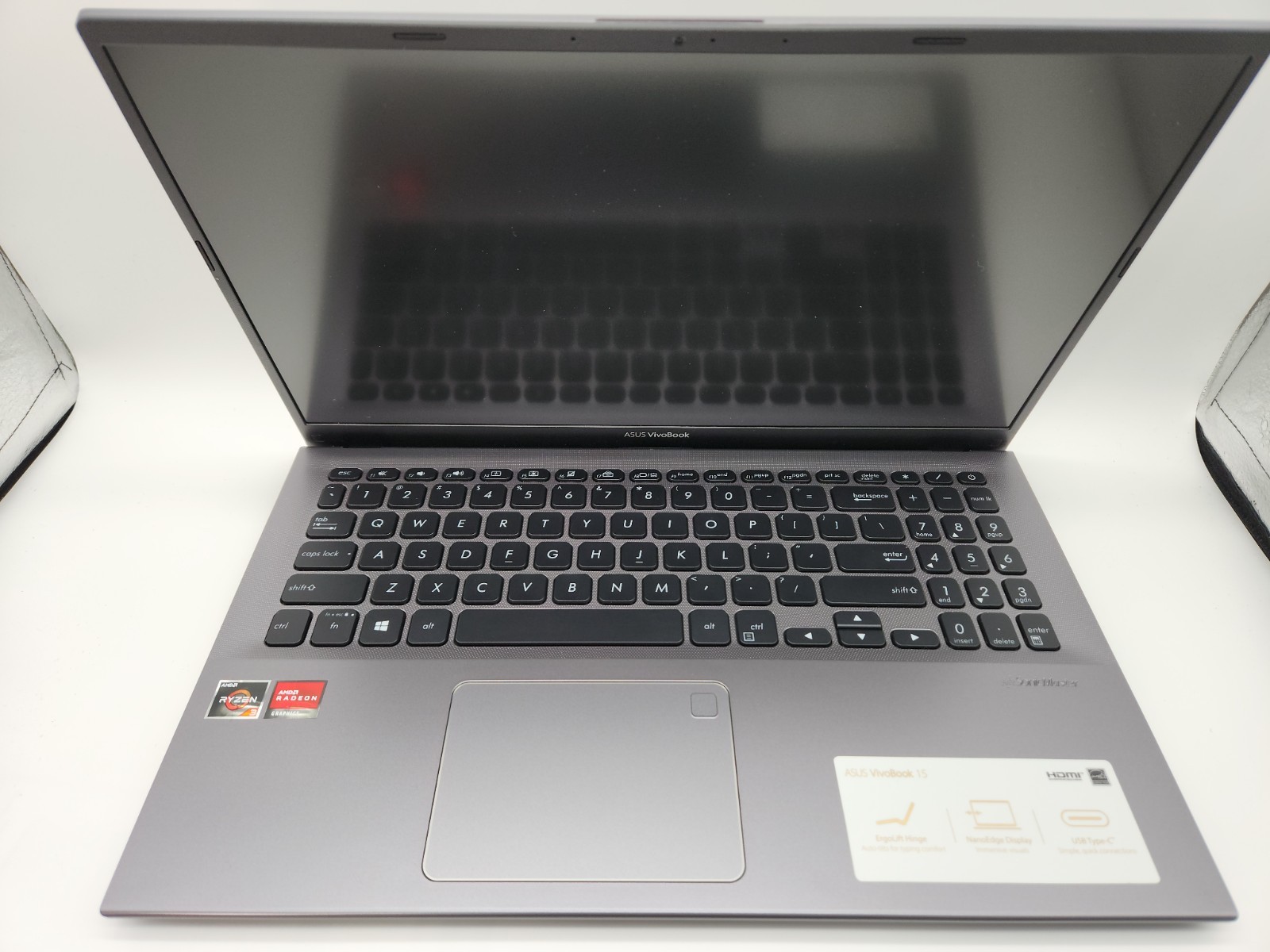 ASUS VivoBook 15.6 FHD AMD Ryzen 3 3250U 4GB RAM 128G SSD Slate Gray Windows 10