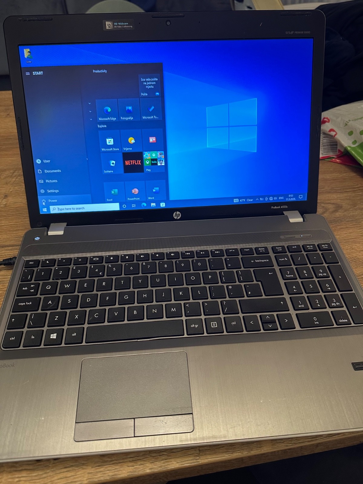 hp probook 4535s