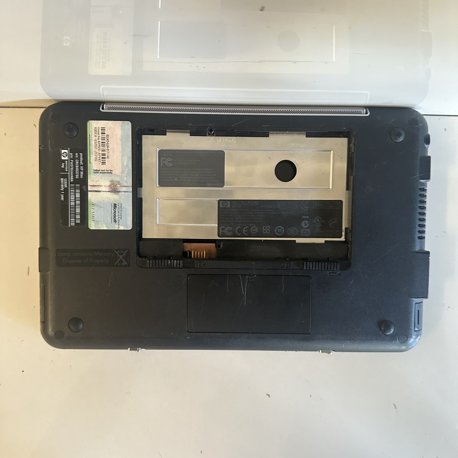 HP Mini 110-1030NR 10.1” Laptop Notebook Scraps/Salvage