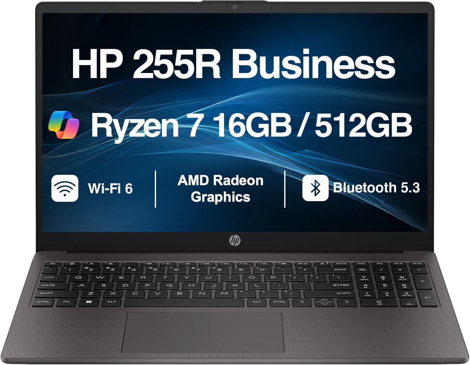 HP 255R G10 Business Laptop 15.6″ FHD Display Ryzen 7 7730U 2.70GHz 16GB 512GB