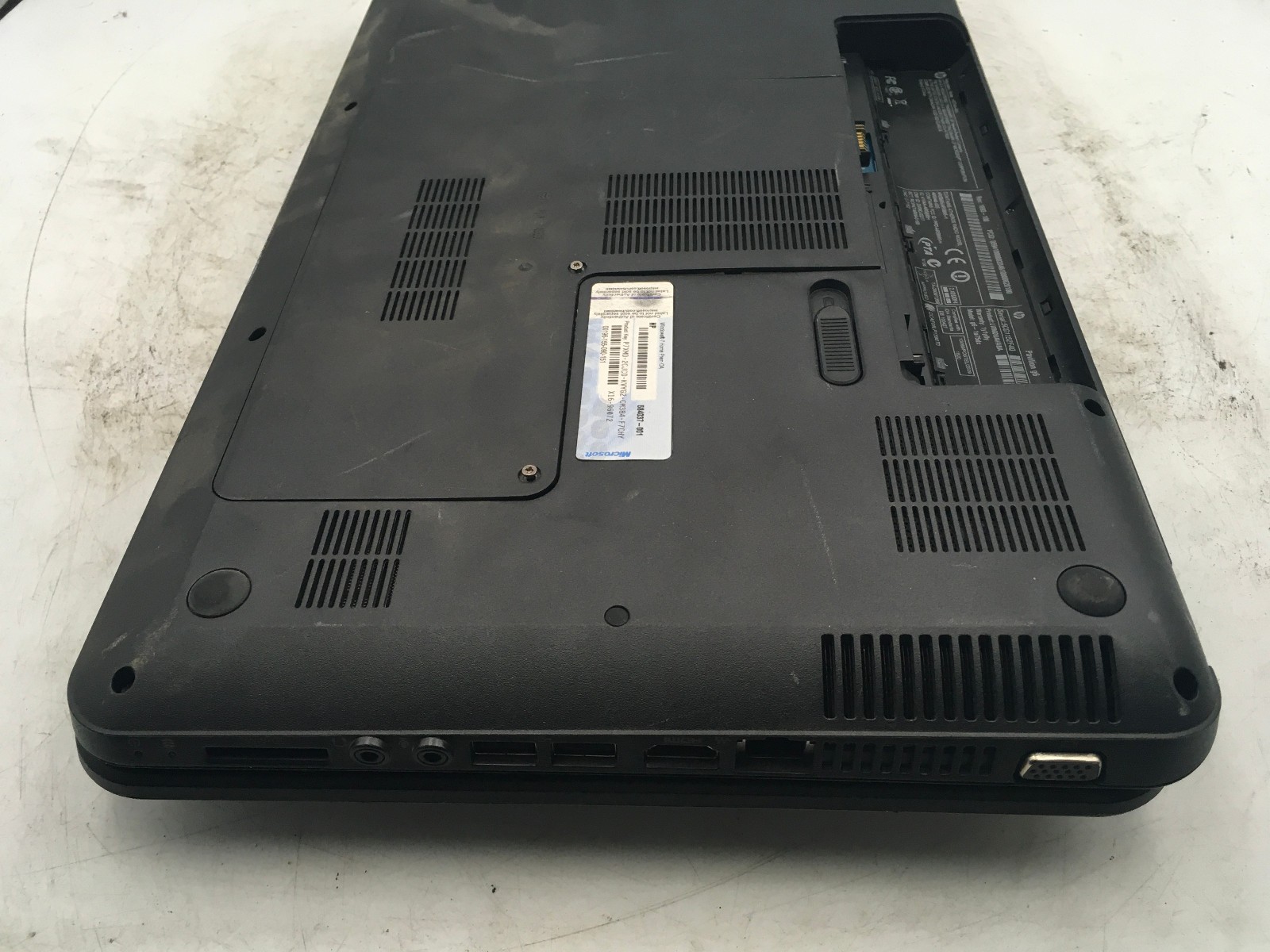 HP PAVILION G6 1A75DX – FOR PARTS/BROKEN LCD – INTEL i3-380M – NO RAM – READ -BB