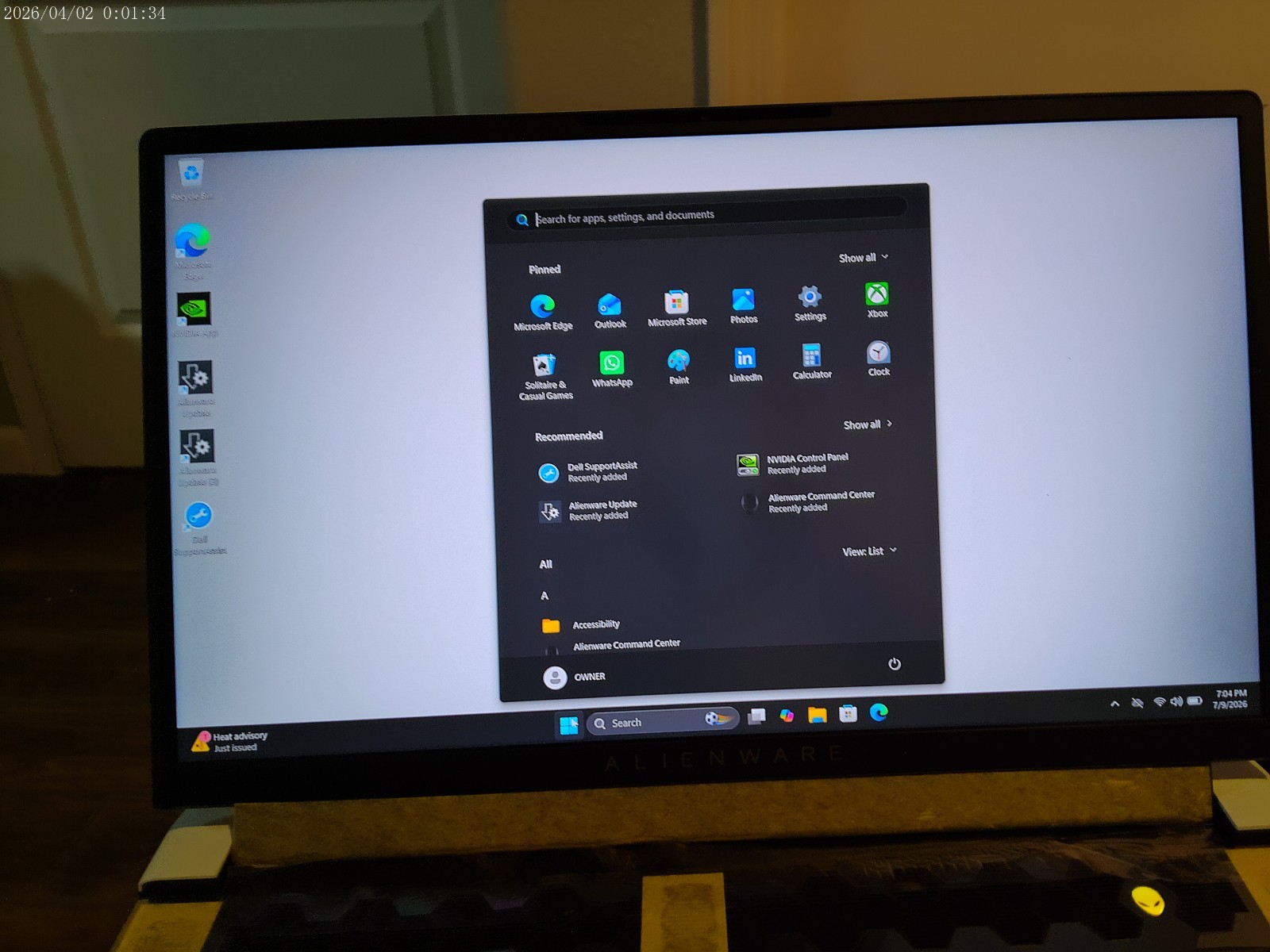 DELL ALIENWARE X17 R2 120Hz 4K UHD i9-12900H 32GB RAM 1TB SSD RTX 3080 16GB EXCL