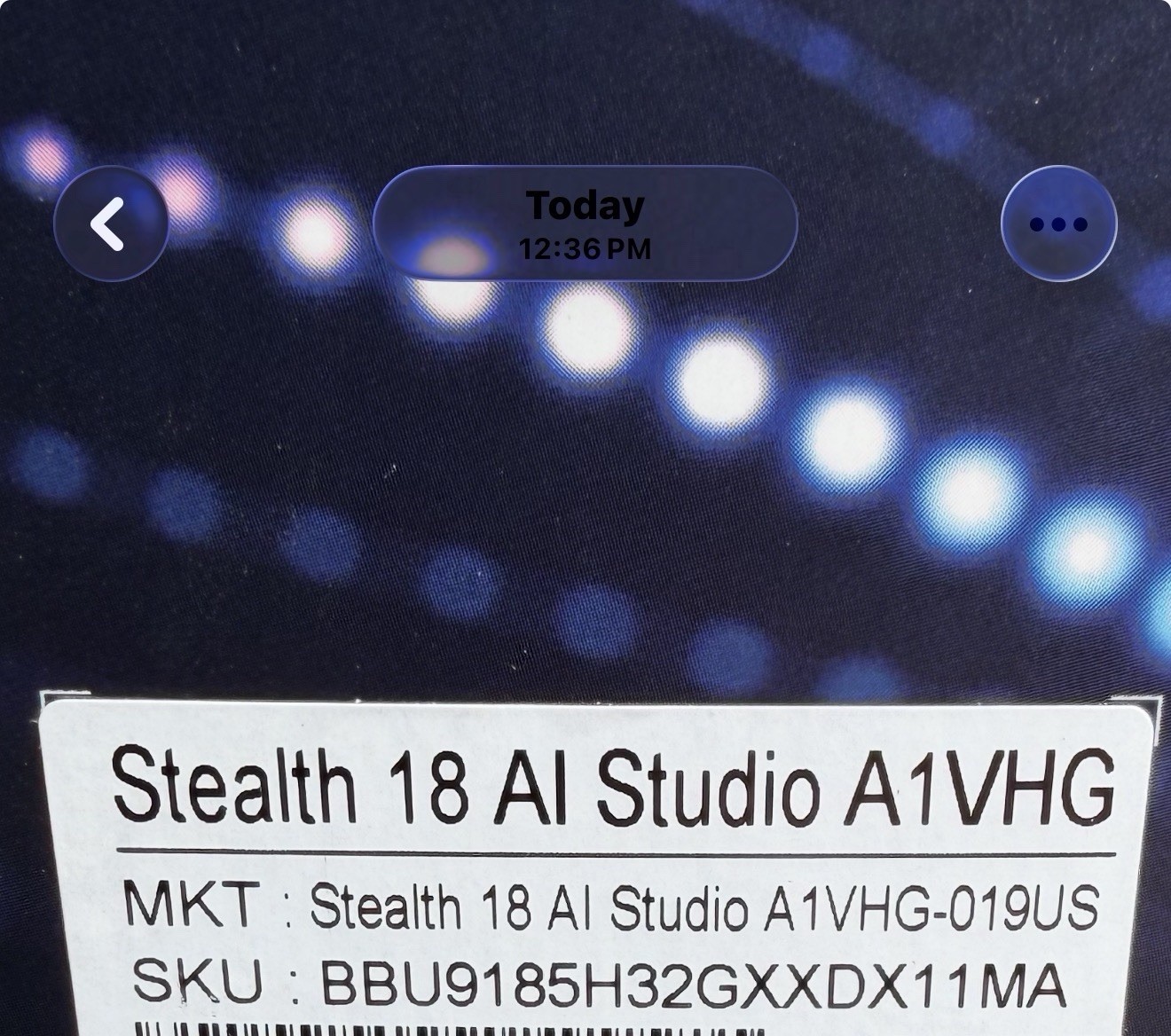 MSI Stealth AI 18 18″ Core Ultra 9 2.5GHz 32GB RAM 1TB SSD GeForce RTX 4080