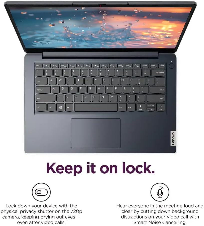 Ideapad 14″ Business Laptop with Microsoft 365 & Copilot AI, Intel Processor, 12