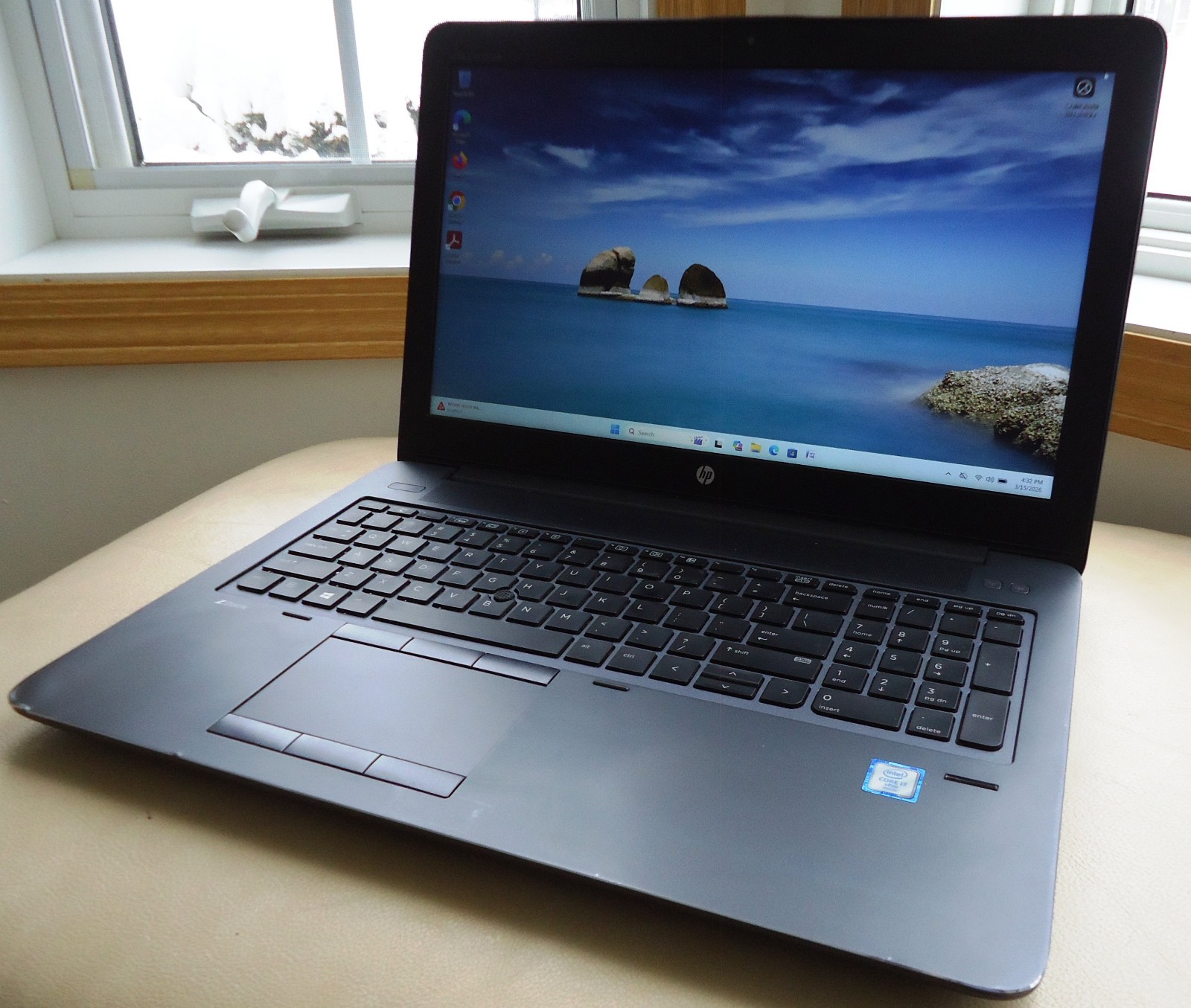 HP ZBook 15 G3 i7-6700HQ 2.70GHz 8GB 128GB NVMe 15.6″ FHD Quadro M2000M