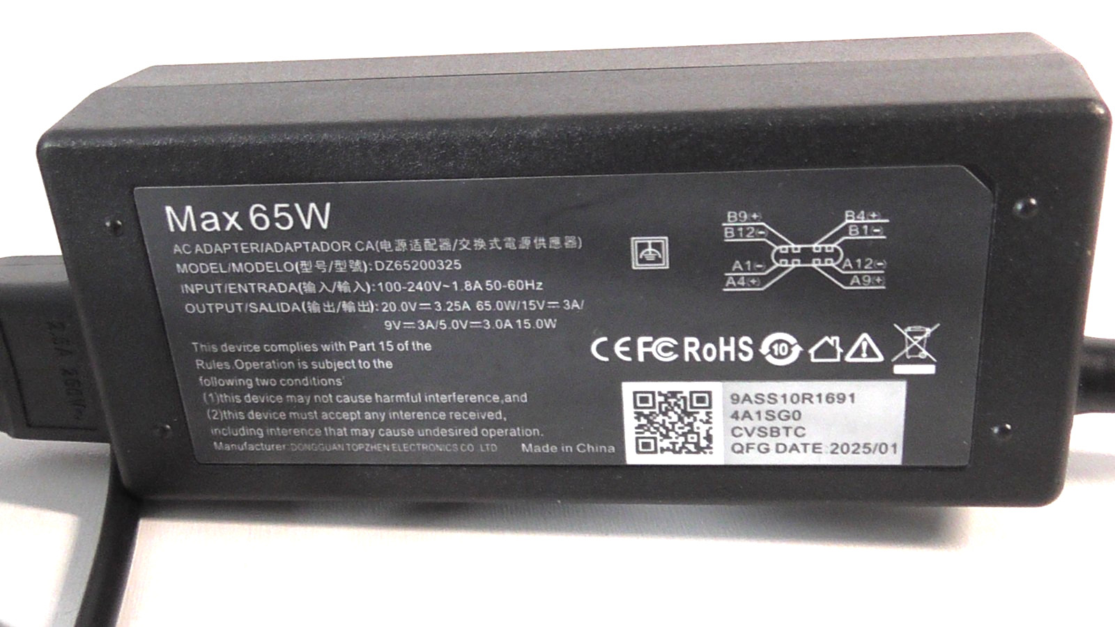 DELL CHROMEBOOK 3100 AND POWER SUPPLY –Good condition.
