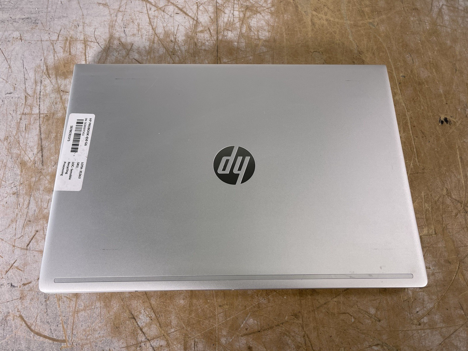 HP PROBOOK 450 G6 i7-8565U @ 1.80GHz, 8GB RAM, NO HDD/OS