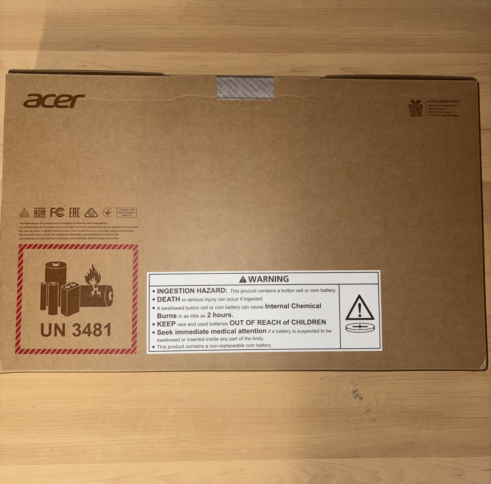 Acer Aspire 3 15.6″ Touchscreen Laptop AMD Ryzen 5 7520U 16GB RAM 1TB SSD Silver