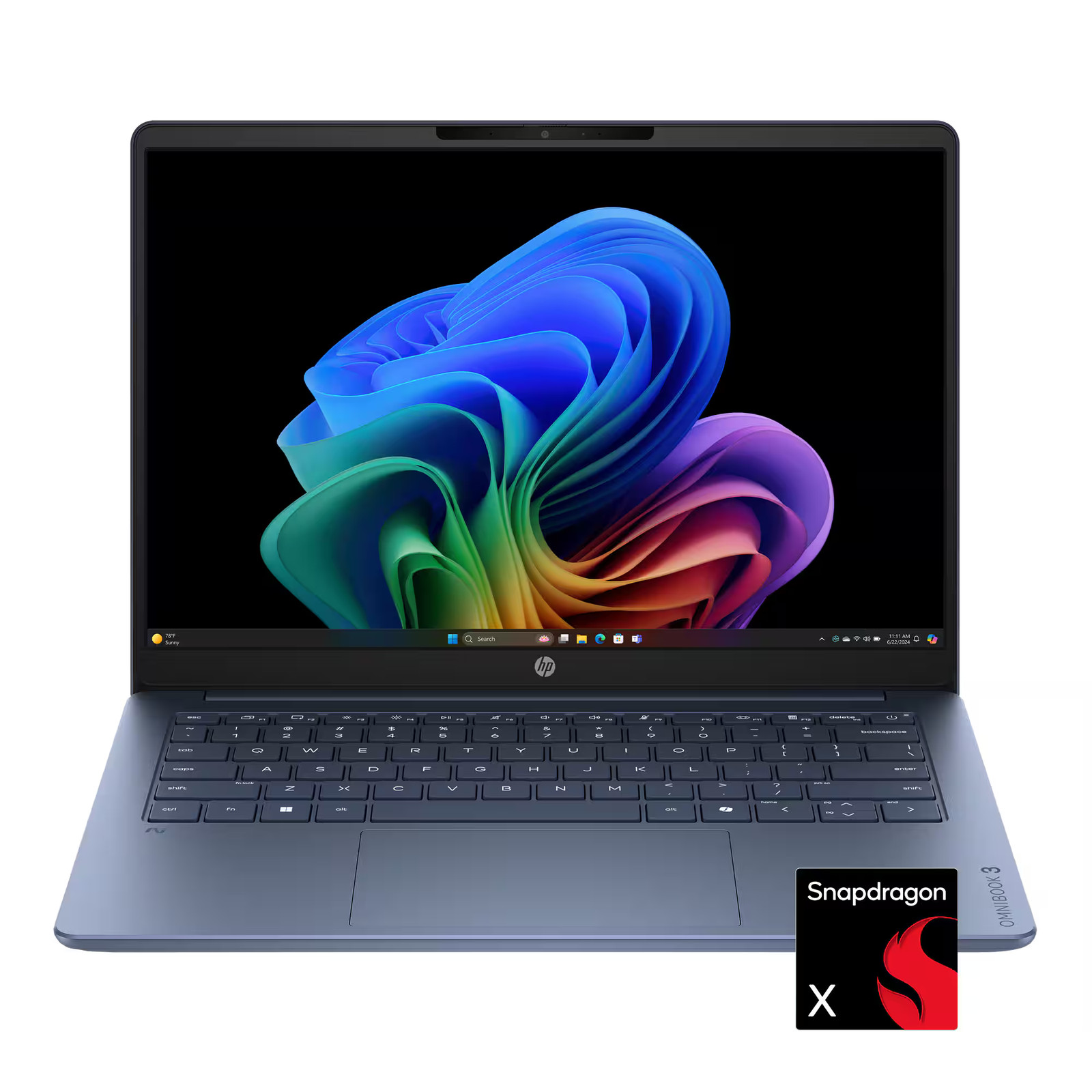 HP – OmniBook 3 – 14″ 2K OLED Laptop – Snapdragon X – 16GB Memory – 256GB SSD…
