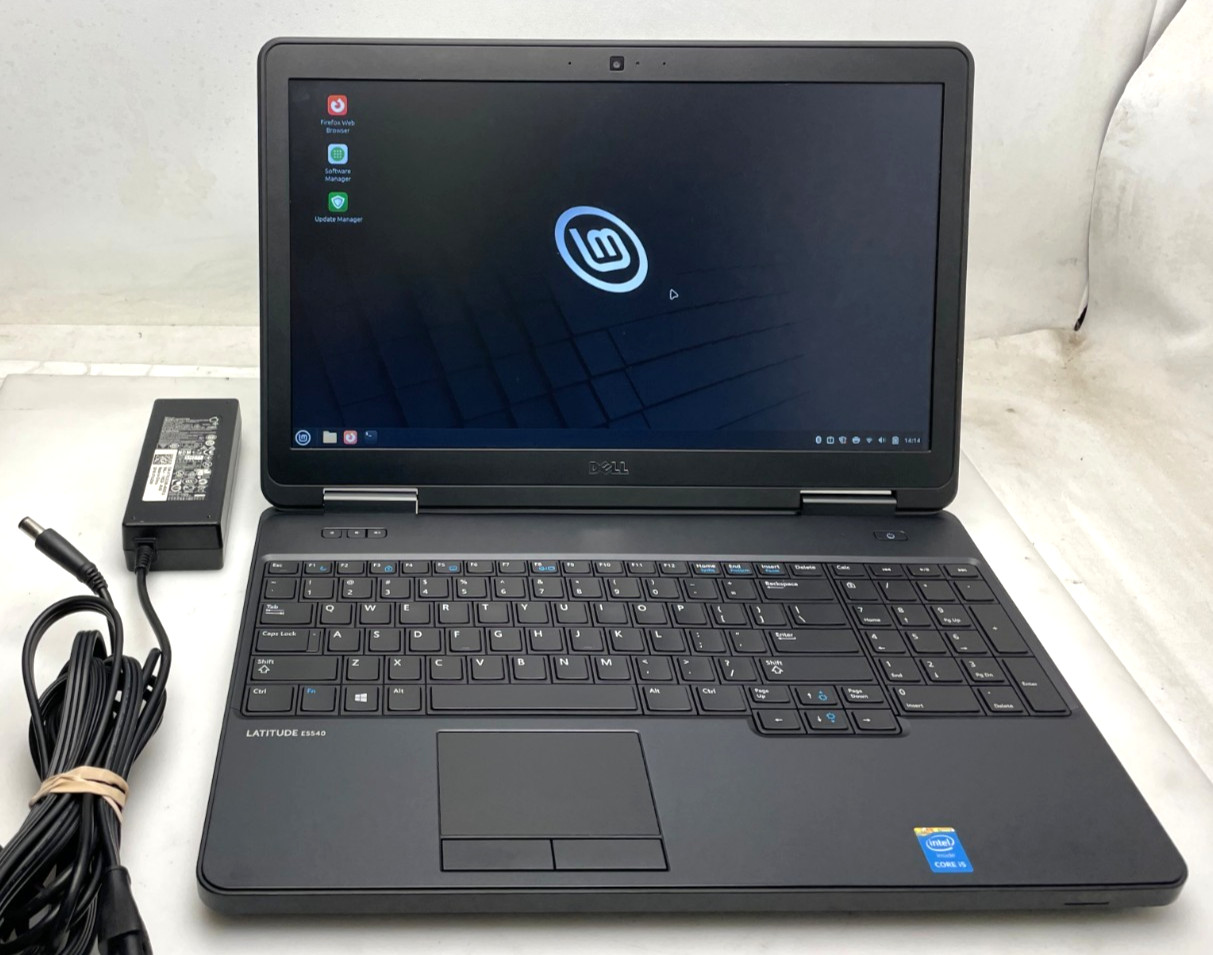 Dell Latitude E5540 15.6″ i5-4210U 16gb Ram 250gb SSD Linux OS “Exc” Bttry