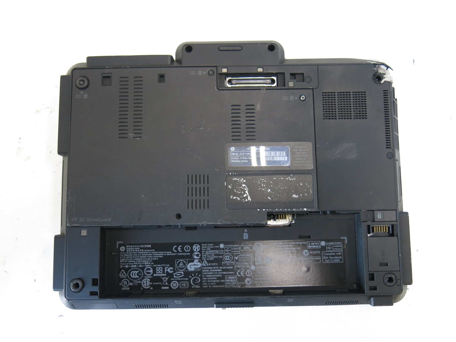 HP EliteBook 2740p Laptop | Core i5 M560 2.67GHz 2GB Ram 160GB HDD | Powers On