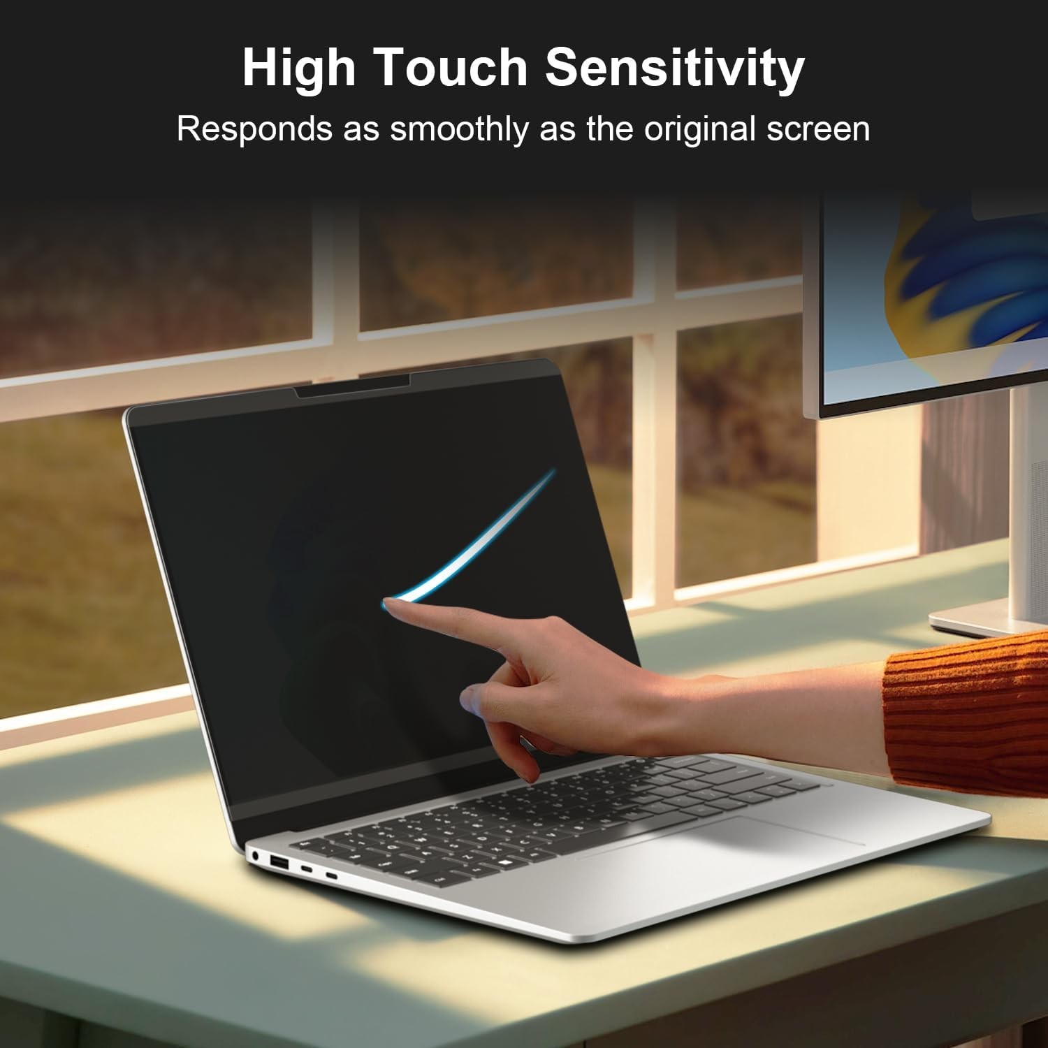 Screen Protector for 13.5 Inch Microsoft Surface Laptop – Magnetic Privacy, Anti