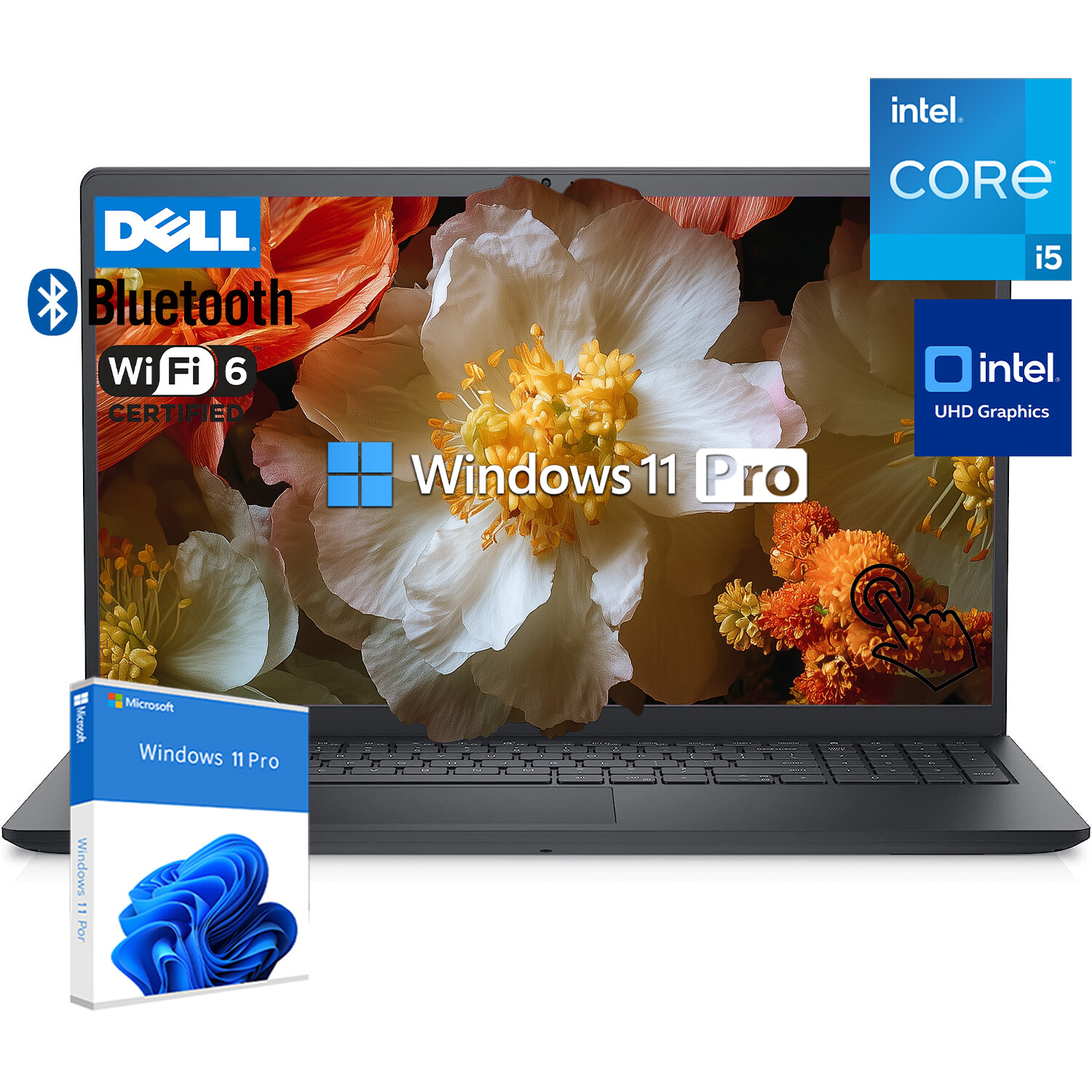 Dell Laptop Inspiron 15″ FHD Touch Intel Core i5 UP TO 64GB RAM 2TB SSD Win11Pro