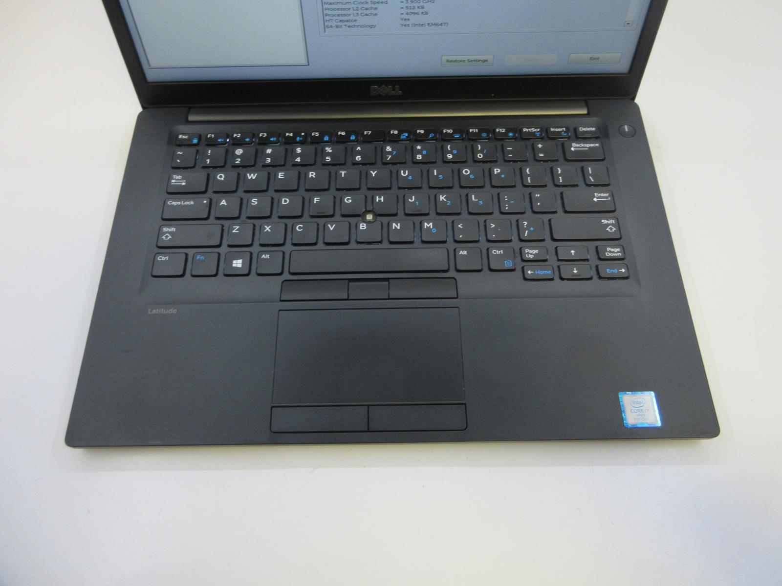 DELL LATITUDE 7480 Laptop w/ Intel Core i7-7600U 2.80 GHZ + 16 GB | No HD / OS