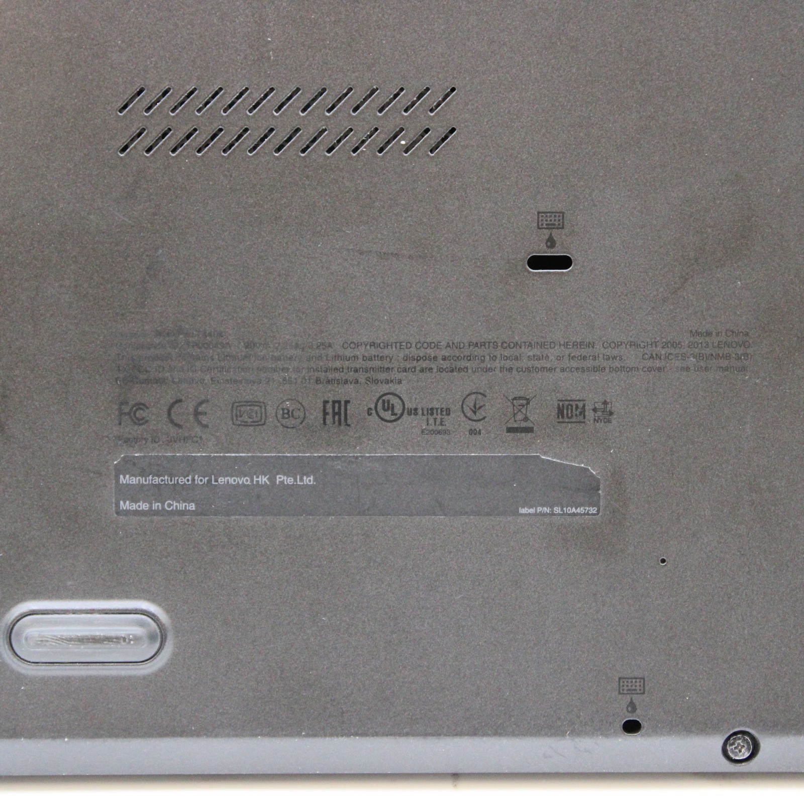 Lenovo ThinkPad T440S 14in i5-4300U 1.9GHz 8GB Grade A No OS, Drive, Power Cord