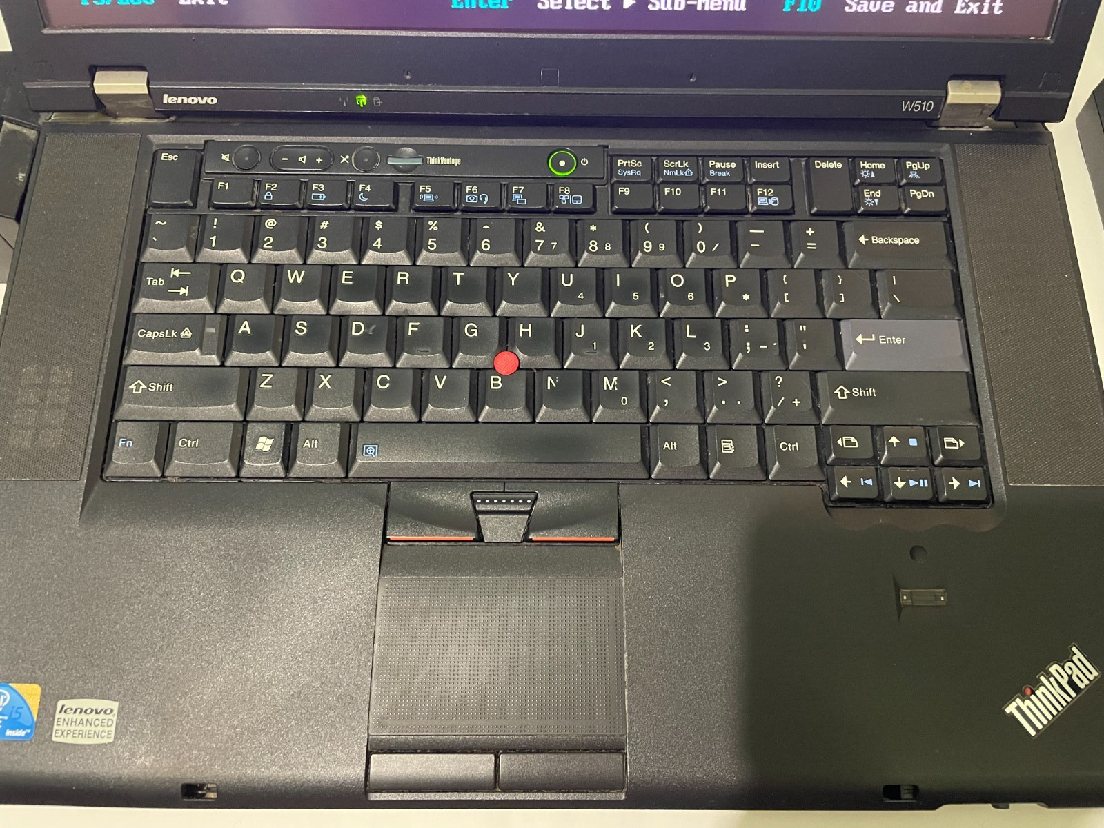 Lenovo ThinkPad W510 i5 M560 @2.6GHz 8GB RAM 500GB SSD Windows 10 Pro + dock