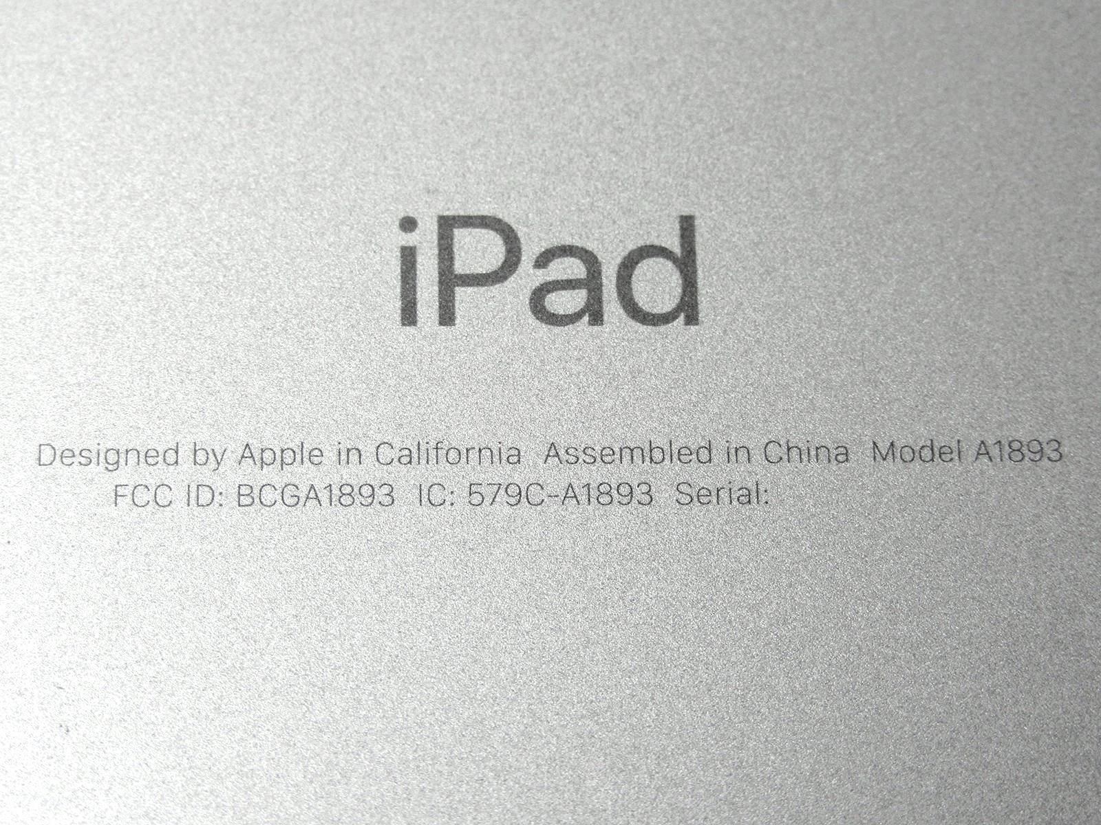 Apple iPad 6 A1893 7,5 32GB Tablet 9.7″ | Space Gray | WiFi Only | Health: 98%
