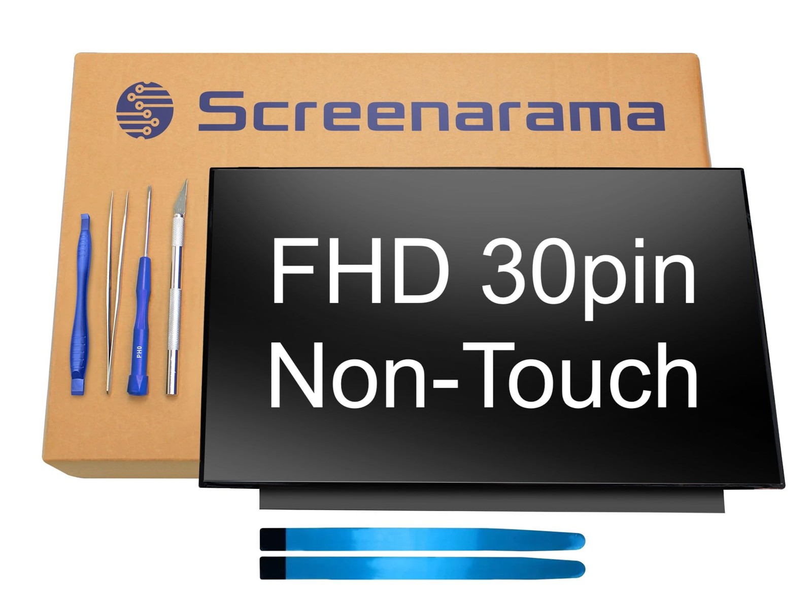 SCREENARAMA New Screen Replacement for N140HCA-EAC REV.C1, No tabs, FHD 1920×108