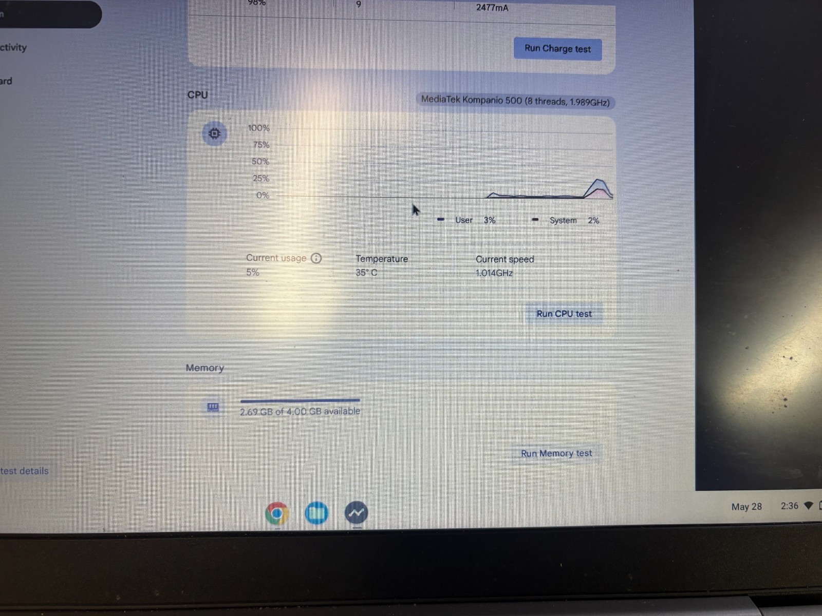 Lenovo IdeaPad 3 14M836 14″ Chromebook Laptop Computer 4GB RAM 32GB Storage